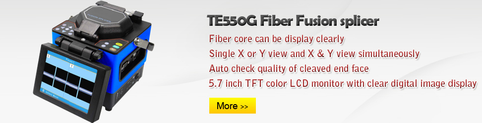 TE550G Fiber Fusion splicer